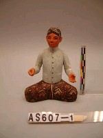 藏品(木刻樂師像)的圖片